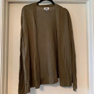 Old Navy Army Green Cardigan